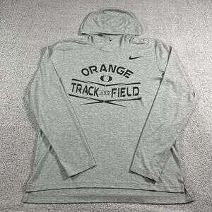 Oregon Ducks Pullover Mens M Nike Long Sleeve Dri-Fit Lightweight Track Field